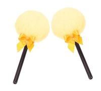 SOESFOUFU 2Pcs Small Fluffy Powder Puff for Body and Makeup Plush Velour Cosmetic Puff Lightweight Skin Friendly Soft Applicator for Loose and Pressed Powders Gentle for Sensitive Skin