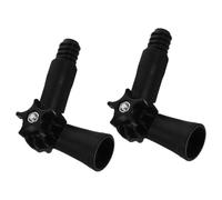 SOESFOUFU 2Pcs Standard Threaded Tip Angle Hinge Adaptor for Mop and Extension Pole Accessories, Pole Handle Adapter Suitable for Window Cleaner Brush and Spider Duster Use