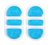 SOESFOUFU 2pcs TPU Gel Ice Pack Cold Compress for Nose Therapy, Blue Cooling and Refreshing Medical Gel Pads for Hot and Cold Relief, Suitable for Nasal Bleeding and Health Care