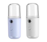 SOESFOUFU 2pcs USB Rechargeable Nano Facial Mist Sprayer and Portable Face Humidifier for Deep Hydration Skincare, Handheld Nano Face Moisturizer Suitable for Daily Beauty Care