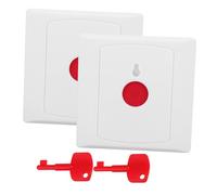 SOESFOUFU 2Pcs Wall Mounted Emergency Call Button for Elderly and Patients Manual Sos Alert Switch for Rapid Assistance in Urgent Situations Suitable for Home and Hospital Use