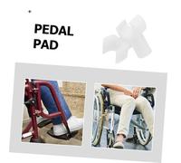 SOESFOUFU 2pcs Wheelchair Accessories Assistance Wheelchairs Supports Guide Drive Accessories Replacement Parts Seat Rail Guide Seat Pad Buckle Parts White