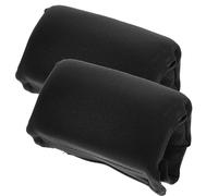 SOESFOUFU 2pcs Wheelchair Grips Roller Handle Cover Foldable Hand Protector Padded Soft Non-Slip Sleeve for Elderly Chair Mobility Aid Simple Low-Key Design