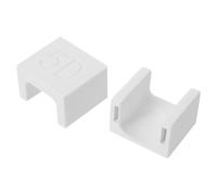 SOESFOUFU 2pcs White Plastic Nail Magnet Tool for Nails Polish with Magnet Effectiveness Stunning Cat Eye Effect for DIY and Salon Manicure Art Accessories