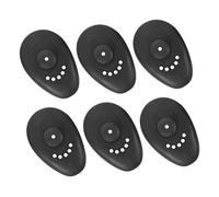 SOESFOUFU 3 Pairs Black Silicone Ear Muffs Ear Covers for Hair Dyeing, Not Easy to Fall, Noise Reducing Hair Accessories for Personal Use at Home and Hairdressing