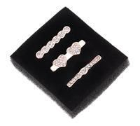 SOESFOUFU 3 Pcs Smartwatch Band Decoration Alloy Charms Heart Rings, Not Easily Broken, Designed for Watch Bands, Gift for Family and Friends