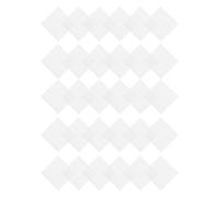 SOESFOUFU 30 Pcs White Plastic Canvas Sheets for Embroidery DIY Cross-Stitch Mesh Lightweight and Easy to Cut Square Sheets Suitable for Needlepoint and Crafting Projects