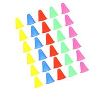 SOESFOUFU 30pcs Colored Roller Skating Cones Made of Sturdy Pe Material Easy Carrying and Storage, for Obstacle Course and Games at Parties and Events, Mini Sports Spot Markers to Skating