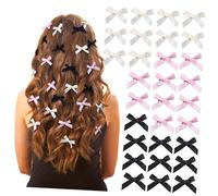 SOESFOUFU 30pcs Hair Bow Clips Cute Alligator Barrettes Stylish Hair Accessories for Girls Women for Parties Everyday Use
