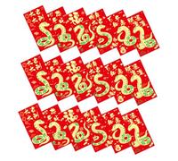 SOESFOUFU 36pcs Chinese Year Red Envelopes Year Snake Money Pouches Traditional Spring Festival Hong Bao for Prosperity Wishes