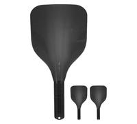 SOESFOUFU 3pcs Black Plastic Hairdressing Face Mask Guards with Handle for Barbershop Hairspray Protection, Easy to Carry Multifunctional Hair Spray Shield for Salons and Dyeing