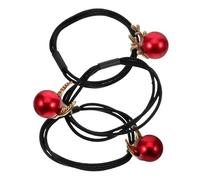 SOESFOUFU 3pcs Cute Horn Hair Ties for Women Elastic Ponytail Holders Unique Design Durable Hair Accessories for Versatile Styles and Everyday Use