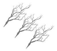 SOESFOUFU 3pcs Faux Tree Branches Decorative Branches Home Ornament with No Watering Required Maintenance-free Abs Material for Photography Prop and Flower Arrangement