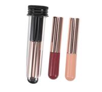 SOESFOUFU 3pcs Silicone Soft Head Brush Nail Art Tool Applicator for Nail Powder for Art Polish and Pedicure Tools