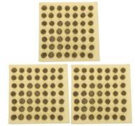 SOESFOUFU 3pcs Static Grass Model Tufts - Bushy Lowland Shrubs Groups for Model Railway Railroad Scenery Train Landscape Diorama War Gaming Terrain Sand Military Layout Supplies