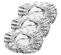SOESFOUFU 3pcs Tin Foil Hat Hair Mask Cap for Deep Conditioning Elastic Coloring Hair Caps for Spa
