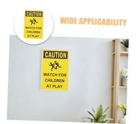SOESFOUFU 3pcs Weatherproof Slow Down Safety Signs for Playing Caution Traffic Markers for Neighborhoods Schools Parks and Driveways Regulation-compliant Warning Road Signs
