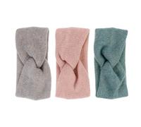 SOESFOUFU 3pcs Womens Winter Headband Set, Wide Cotton Hairband Ear Warmer, Stretchable and Comfortable to Wear, Stylish and Cozy for Cold Weather