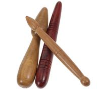 SOESFOUFU 3pcs Wooden Acupuncture Point Massage Rods for Feet and Whole Body, Manual Pressure Point Massager Tool Comfortable Synthetic Material, for Relaxation While Listening to Music Or