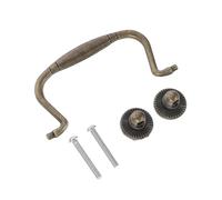 SOESFOUFU 4 Sets Furniture Pull Handle Drawer Pulls Zinc Alloy Replacement Rust-Proof European Modern Simple Elegant Vintage Cabinet Knobs for Drawers and Cupboards