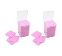 SOESFOUFU 400pcs Nail Art Gel Remover Pads Disposable Nail Cleansing Wipes for Gel Polish and Eyelash Glue Cleaning Compact Manicure Supplies for Home and Salon Use
