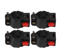 SOESFOUFU 4pcs Bike Lock Holder for Bike Frame Cable Lock Mount Bracket for Commuting and Outdoor Adventures ABS Material with Anti-Theft Support Fits Seat Tube to 3.6cm