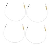 SOESFOUFU 4pcs Ceramic Ignition Needle with Wire for Gas Furnaces Replacement Flame Rod Assembly Adjustable Height Igniter Needle for Efficient Burner Ignition and Safe Stove Operation