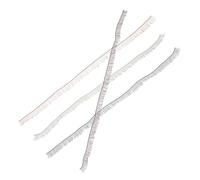 SOESFOUFU 4pcs DIY Doll Eyelashes Strips Multi Color Faux False Lashes for Craft Dolls Black Brown Tea Brown Red Simulated Eyelashes Accessories
