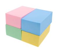 SOESFOUFU 4pcs Exfoliating Bath Sponges, Soft Exfoliating Bath Sponge, Alternative to Shower Scrub Gloves for Adults Children and Pregnant Women