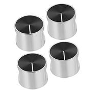 SOESFOUFU 4pcs Gas Stove Knobs Replacement Set, Metal Embedded Cooker Control Knobs for Kitchen Stove, Universal Oven Burner Switch Buttons for Gas Cooker Accessories