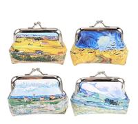 SOESFOUFU 4pcs Lipstick Bag Coin Bag Decorative Purse for Makeup Items Slim Pencil Case Cosmetic Wallet for Outdoor Activities Daily Use