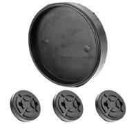 SOESFOUFU 4pcs round Rubber Jack Pad Adapter for Car Lift with Proper Support and Good Load-bearing Capacity, Heavy Duty Floor Jack Disk Protector Pads for Vehicle Lifting