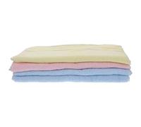 SOESFOUFU 4Pcs Thick Cotton Bath Towels Soft Absorbent Home Shower Towels with Stripe Pattern for Bathroom Use Random Color