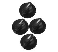 SOESFOUFU 4pcs Timer Switch Knob for Oven Range -shaft Knob Replacement Part for Cooker Bbq Oven