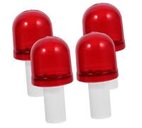 SOESFOUFU 4pcs Traffic Cone Warning Lights High-Frequency Flashing Outdoor Parking Safety Lamps Weather-Resistant Emergency Traffic Management Lights for Roadwork and Construction