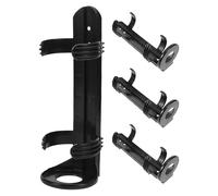 SOESFOUFU 4pcs Wall Fire Extinguisher Mounting Bracket - Universal Plastic Fire Extinguisher Holder for Vehicle, Trunk, SUV, Boat, 8.3x2.6"