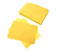 SOESFOUFU 500 Pcs Sacrifice Ghost Money Bless Money Yellow Paper Smooth Surface Free of Bad Substances for Ancestor'S Birthday Blessing Burn After Book