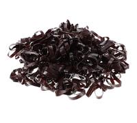 SOESFOUFU 500pcs Disposable Rubber Hair Ties for Thick and Thin Hair High Elasticity Good to Hold Long Or Short Coffee Colour Accessories for Everyday Use