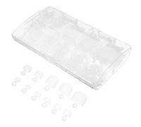 SOESFOUFU 504 Pcs Fake Nails for Women Toe Nail Tips Full Cover Abs Material Not Easy to Deform Manicure Supplies Medium for Dating