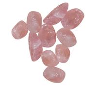 SOESFOUFU 50g Pink Natural Crystal Stone Tumbled Gravel in Original Shape for DIY Crafts and Home Decoration, Purify Water and Physical Environment Healing Properties