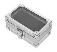 SOESFOUFU 50holes Nail Bits Display Holder Sturdy Material Storage Box Dividers Nail Drill Bit Holder