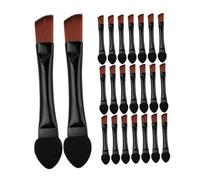 SOESFOUFU 50pcs Angled Eyebrow Brush: Portable Double-ended Angled Brow Eyeshadow Brush - Multi-function Makeup Applicator For Precise Wild Brow Definition