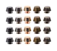 SOESFOUFU 50Pcs Bag Feet Rivets: Zinc Alloy Bottom Stud Nails for Handbags - Round Flat Head Stud - Leather Purse Replacement Hardware for Crafting DIY Bucket Bag