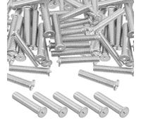 SOESFOUFU 50pcs Dent Removal Tool Metal Panel Pulling Pin Kit, for Car Body Repair and Collision Restoration Vehicle Car Supplies, Silver 4mm