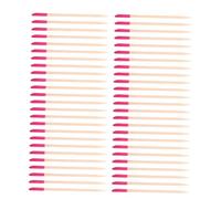 SOESFOUFU 50pcs Dual-ended Wooden Cuticle Pusher Sticks with Sanding Surface Disposable Manicure Pedicure Tools for Dead Skin Removal DIY Nail Detailing for Beginners and Professionals