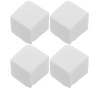 SOESFOUFU 50Pcs Mini Square Makeup Sponges Multi-Sided Foam Blocks for Foundation Blending and Nail Art, White 1.5X1.5Cm Facial Powder Sponge Kit for Seamless Blush and Eyeshadow Application