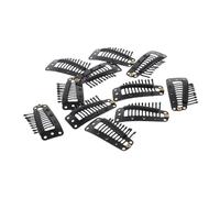 SOESFOUFU 50pcs Wig Clips for Hair Extensions and Hats Metal Snap Clips for Secure Wig Making Comfortable Hairpiece Fixing Accessories for Styling and Hair Care