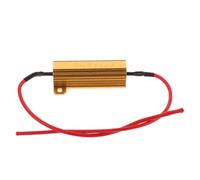 SOESFOUFU 50w 6r LED Turn Signal Resistor Kit with Golden Aluminum Shell, Prevents Error Codes and Ensures Durability for Automotive LED Lights, for Headlight and Tail Light Conversion