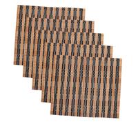 SOESFOUFU 5pcs Bamboo Sauna Seat Cushion Insulated Mat for Spa Bathhouse Easy to Clean Fast Drying Durable Heat Resistant Cushion for Steam Rooms and Saunas