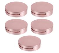 SOESFOUFU 5pcs Eyelash Storage Case Eyelash Case Organizer Round Plastic 2 Layers with Lash Holder for Colleagues and Daughters Valentine's Day Christmas